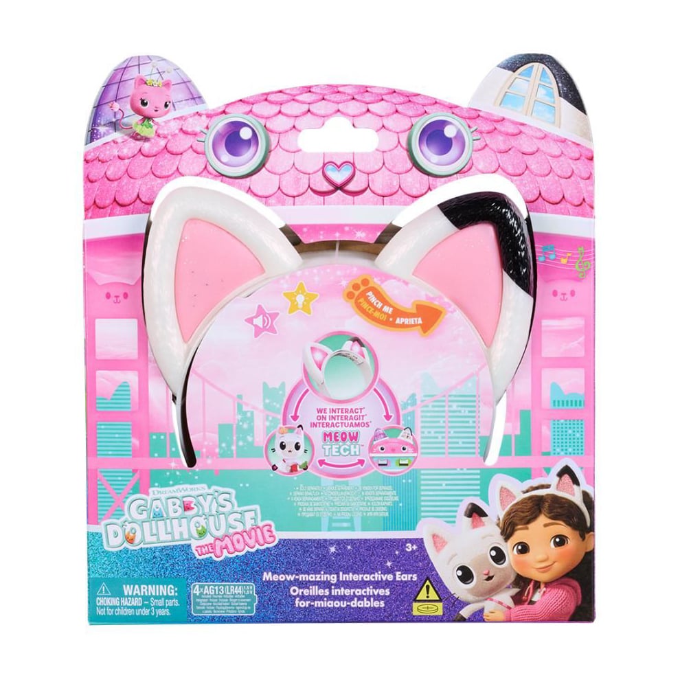 Дитяча іграшка-аксесуар Spin Master Gabbys Doll House The Movie: Інтерактивні нявкотячі вушка Габбі, від 3 років (SM36201/6074336)